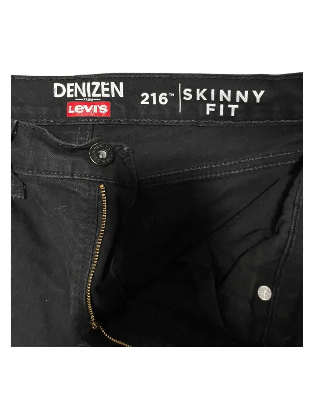 Denizen Levi's 216 Men’s Black Skinny Fit Jeans. 32/30